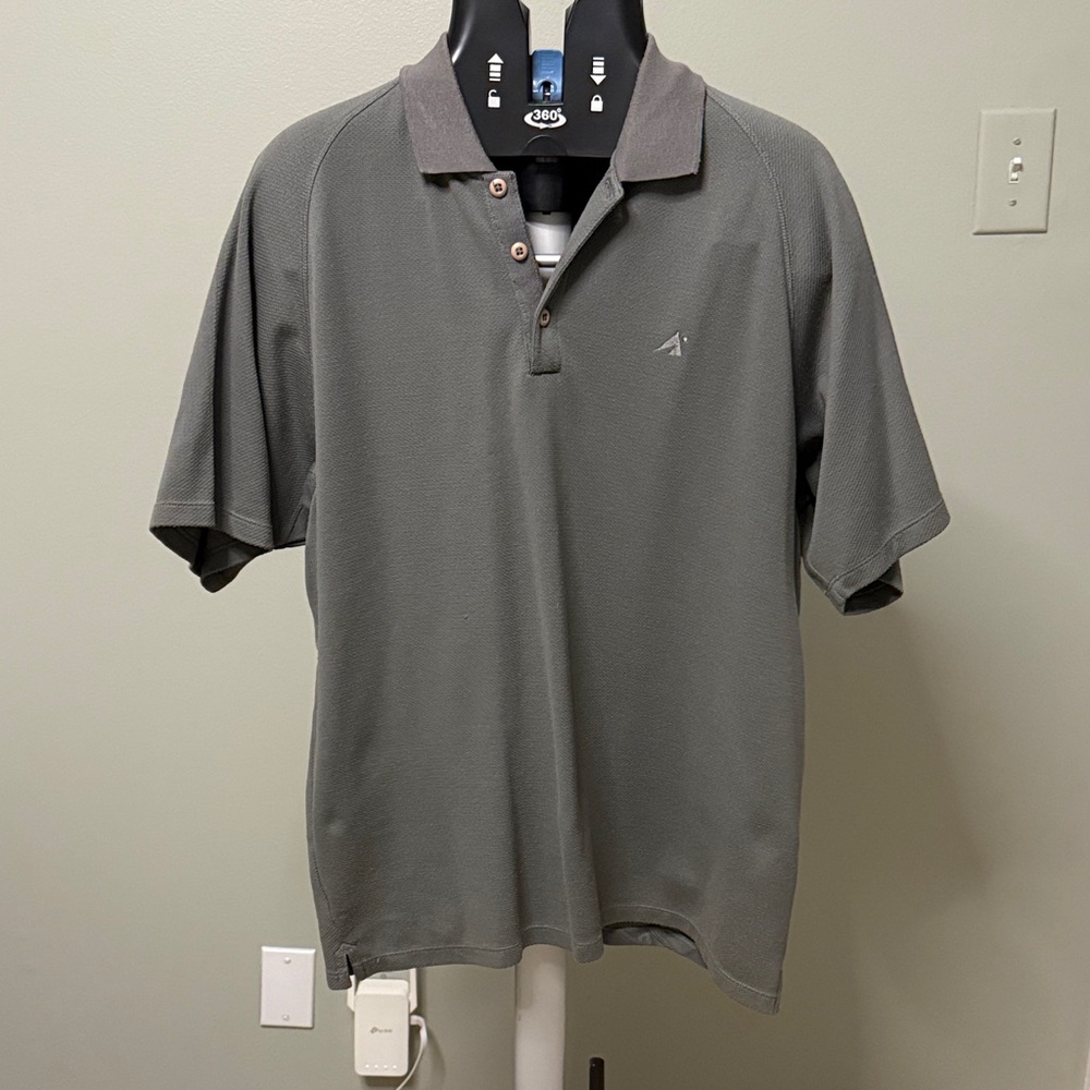 Eastern Mountain Sports Gray Polo Shirt